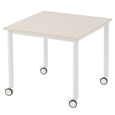 個人宅配送可能商品】SHシンプルテーブル700角ホワイトキャップ3色（WH