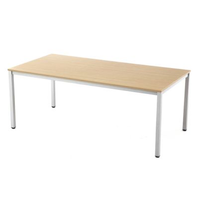 ミーティングテーブルW1500xD750ホワイトRFMT-1575W | オフィス家具の