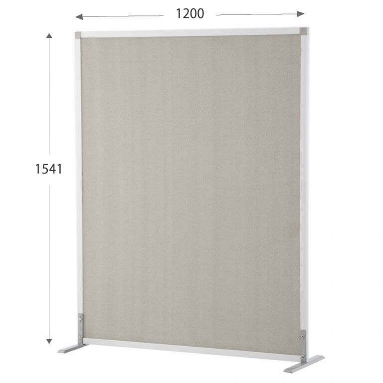 シンプルスクリーン掲示板 W1200アジャスター仕様 ライトグレー RFSCRW-LGY