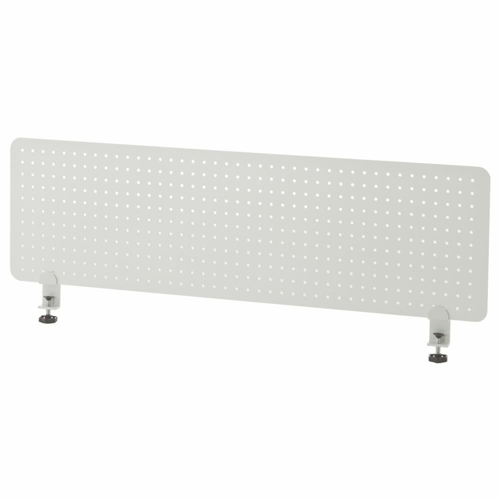 メタルデスクトップパネル W1000クランプ型ホワイト SHDTP-PWH10