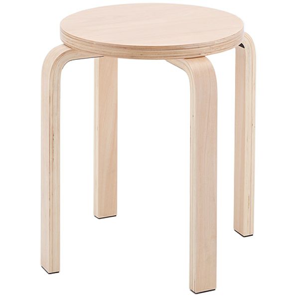 木製丸椅子ラウンドスツール ナチュラル1脚入 Z-SHSC-1