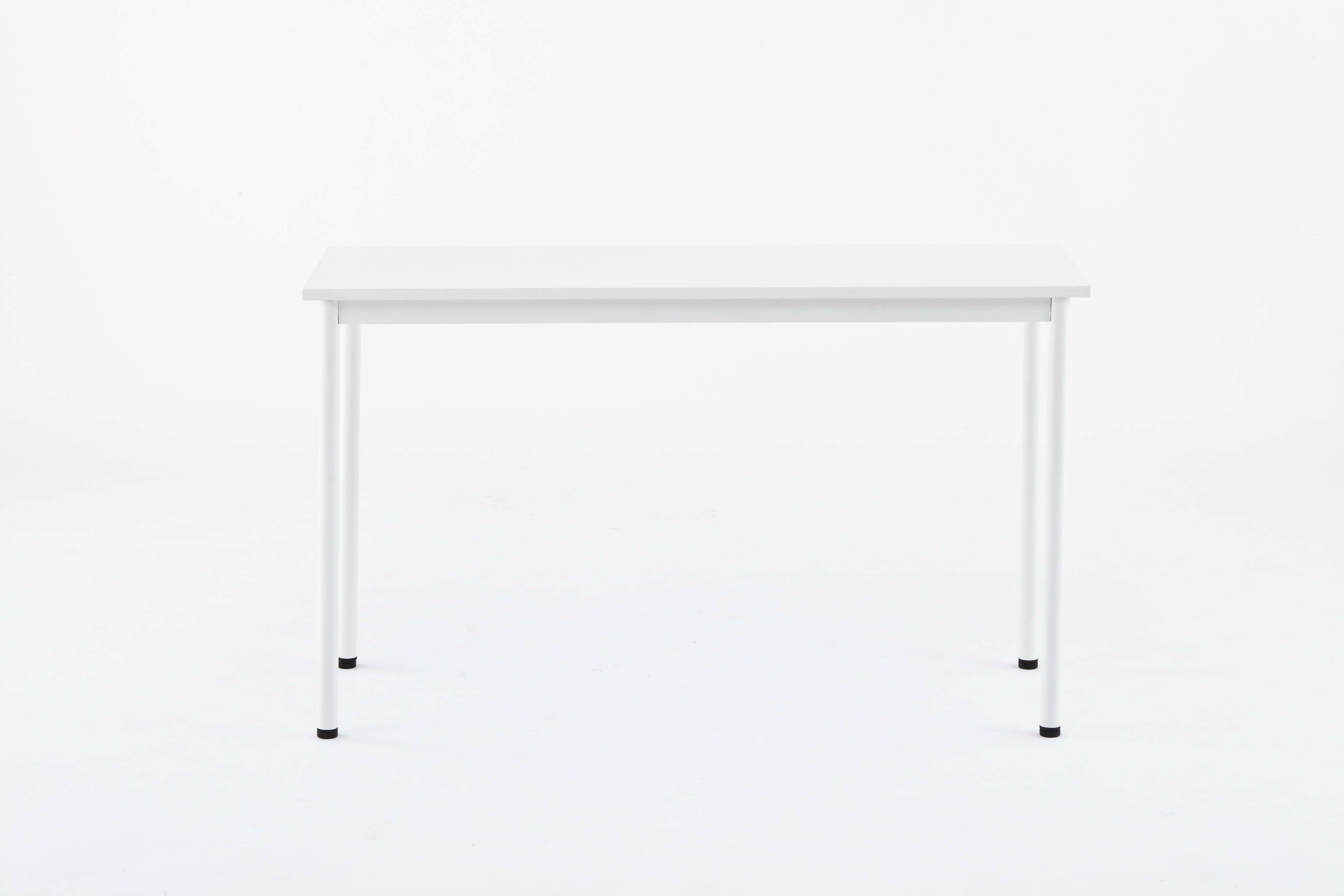 SHシンプルテーブルW1200xD400ホワイトZ-SHST-1240WHW | オフィス家具