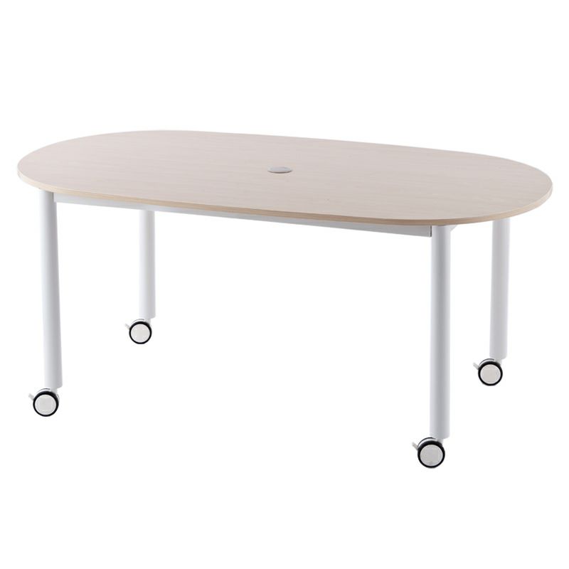 キャスターテーブル オーバルナチュラル RFCTT-WL1691OVNA