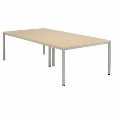 OAミーティングテーブル W2400xD1200ナチュラル ATN-2412N-AF2