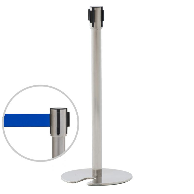 ポールパーテーション スタッキングSタイプ2 ベルトブルー1本 RFPP-BLST2