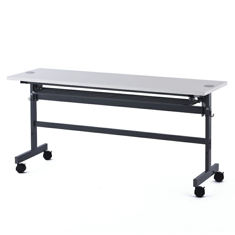 配線機能付き フォールディングテーブル2 W1500xD450ホワイト SHFTL-1545WH