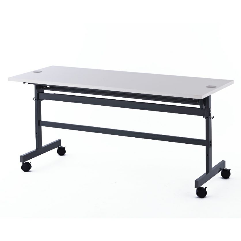 配線機能付き フォールディングテーブル2 W1500xD600ホワイト SHFTL-1560WH