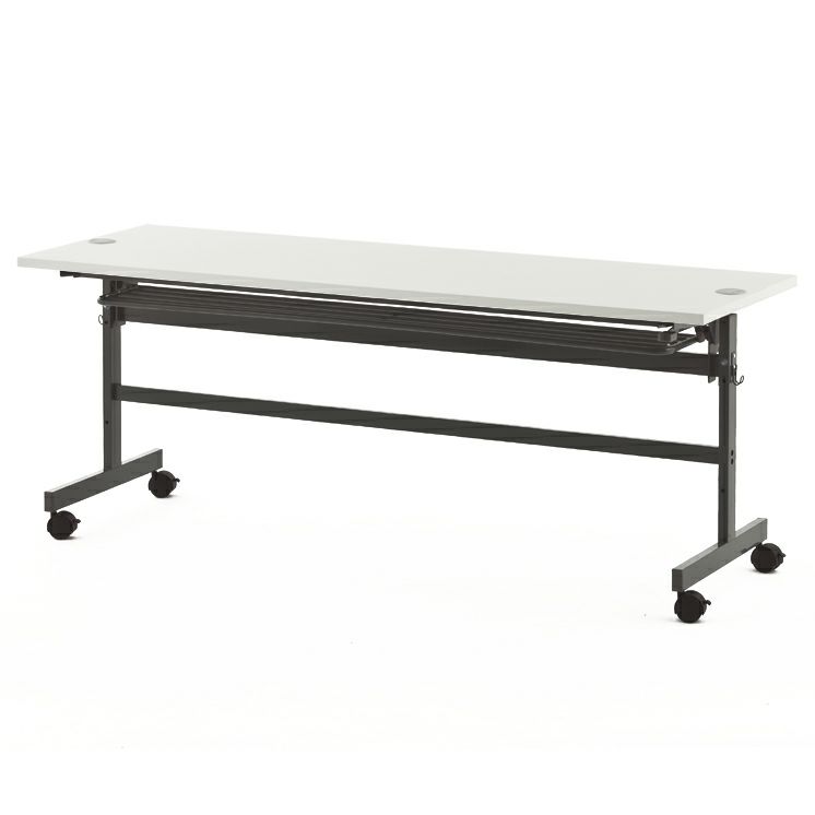 配線機能付き フォールディングテーブル2 W1800xD450ホワイト SHFTL-1845WH