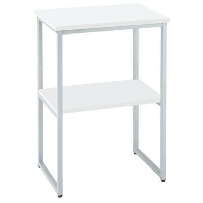 コンパクト電話台 W500ホワイト RFTC-5073WH