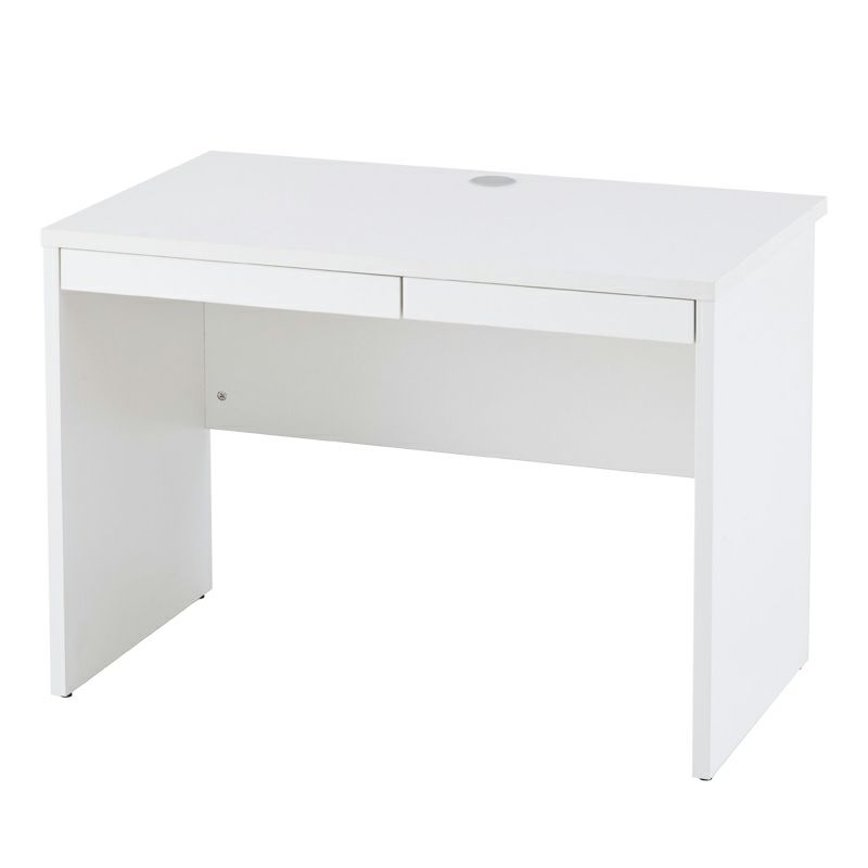 ノルム 木製デスク2 引出付きW1000ホワイト Z-RFPLD-1060W2-BD