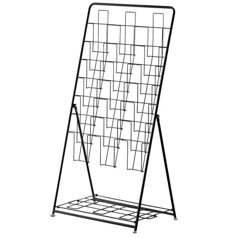 パンフレットスタンド  7段トリプルブラック RFPFS-TRBK