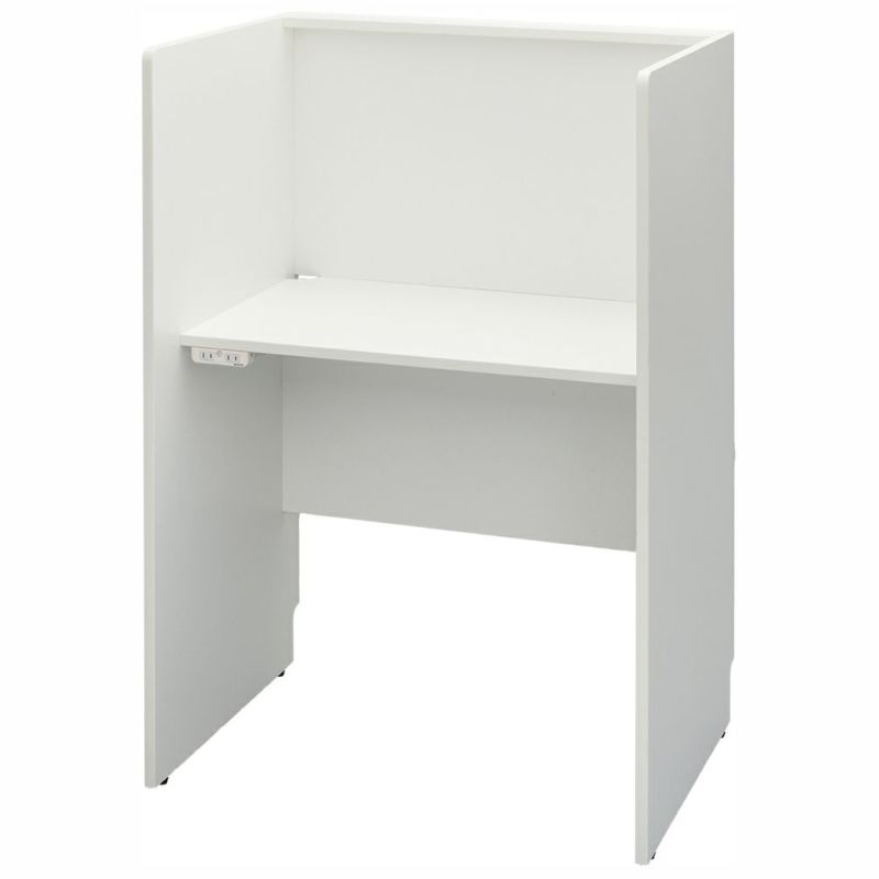 RFPCブース2  W800xD600 基本ホワイト2ヶ口コンセント付き  RFPCB2-8060WH-NC