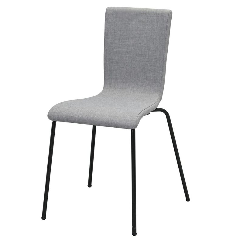 ファブリックチェアⅡ グレー×ブラック脚 RFC-FPGY2BF