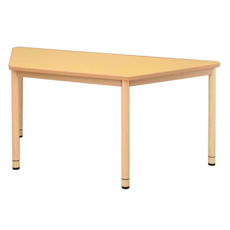 介護用テーブル W1800 台形ナチュラル RFKTB-1890DNA