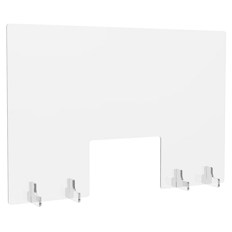 アクリル衝立  窓付き W900×H600mm AP-9060