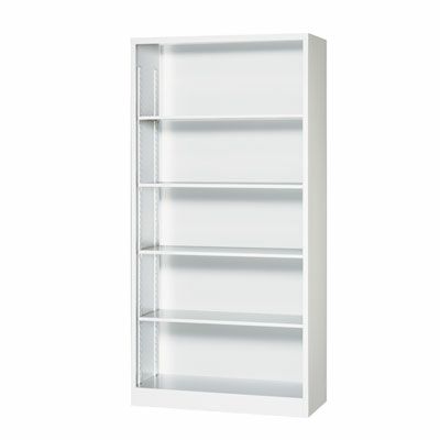 スチールオープン書庫3×6型ALホワイト