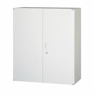 壁面スチール収納両開戸ALホワイトRFUAH-W11