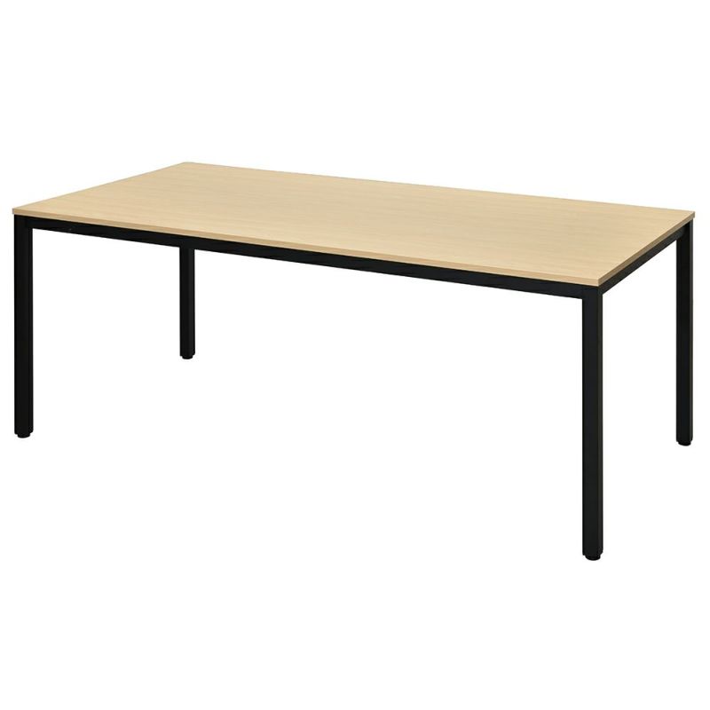 ミーティングテーブルW1800xD900ナチュラルxブラック脚RFD2-1890NTBL | オフィス家具の通販ならアール・エフ・ヤマカワ