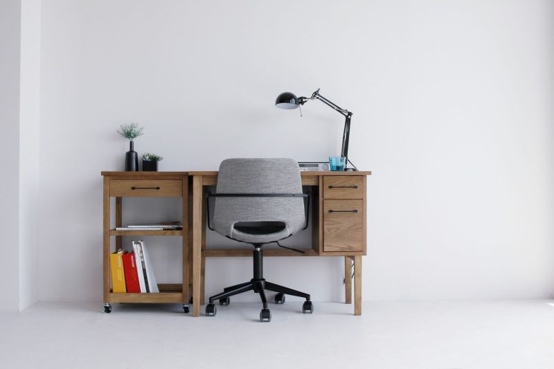 オフィスアームチェアOffice Arm Chair-tihn-グレー◇CH-3398GY