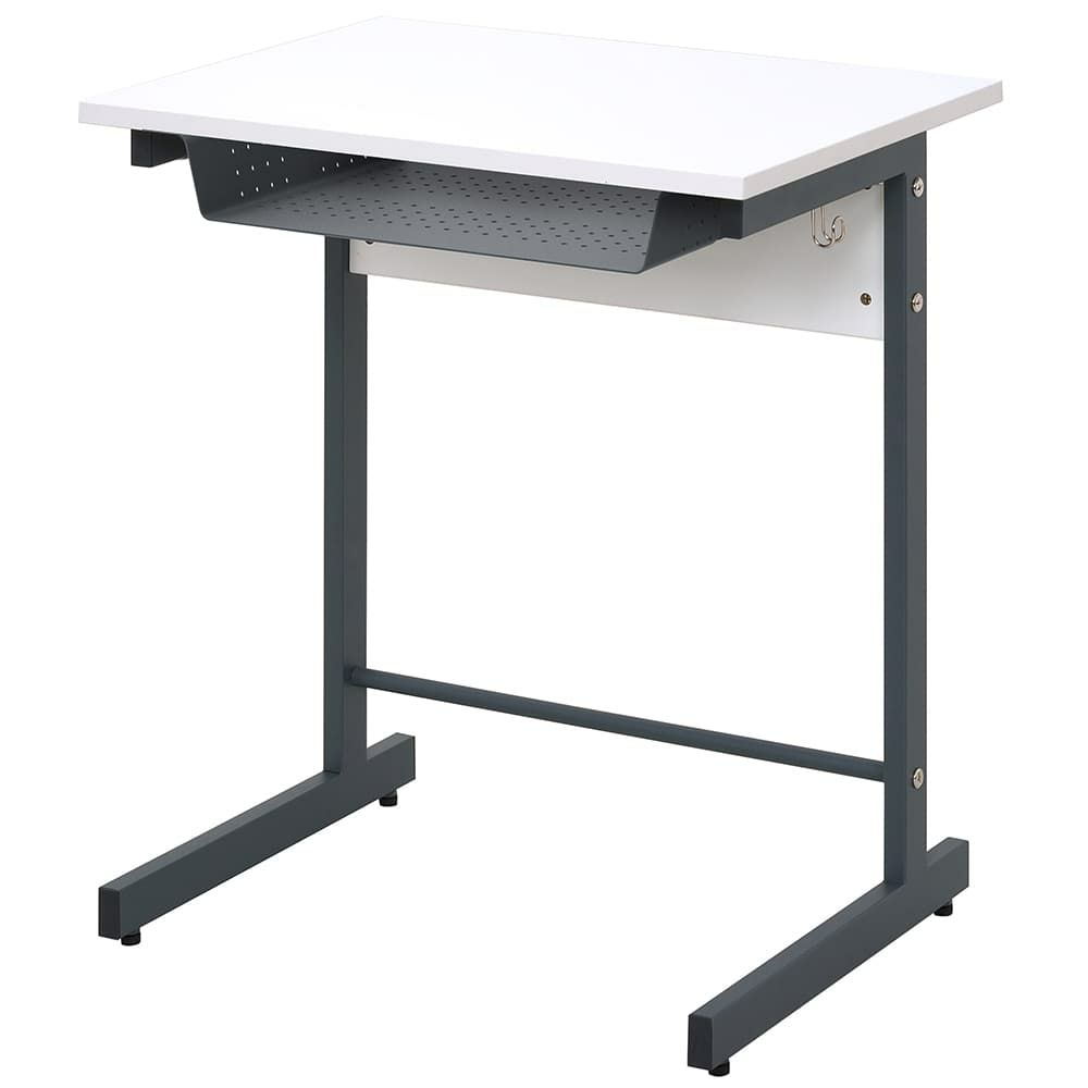 スモール研修用デスク3L字脚W600xD450ホワイト