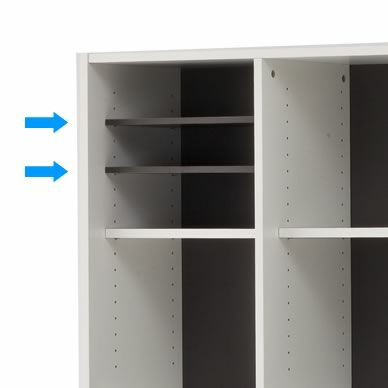 木製格子型シェルフ用棚板SHWKAB2-GY2