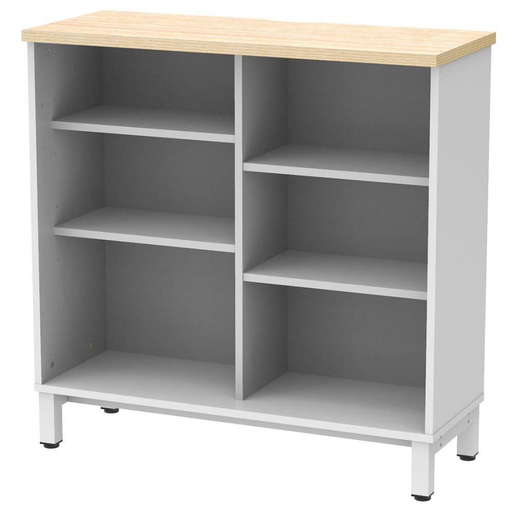 収納カウンター オープンタイプ W1000×D400 ホワイト