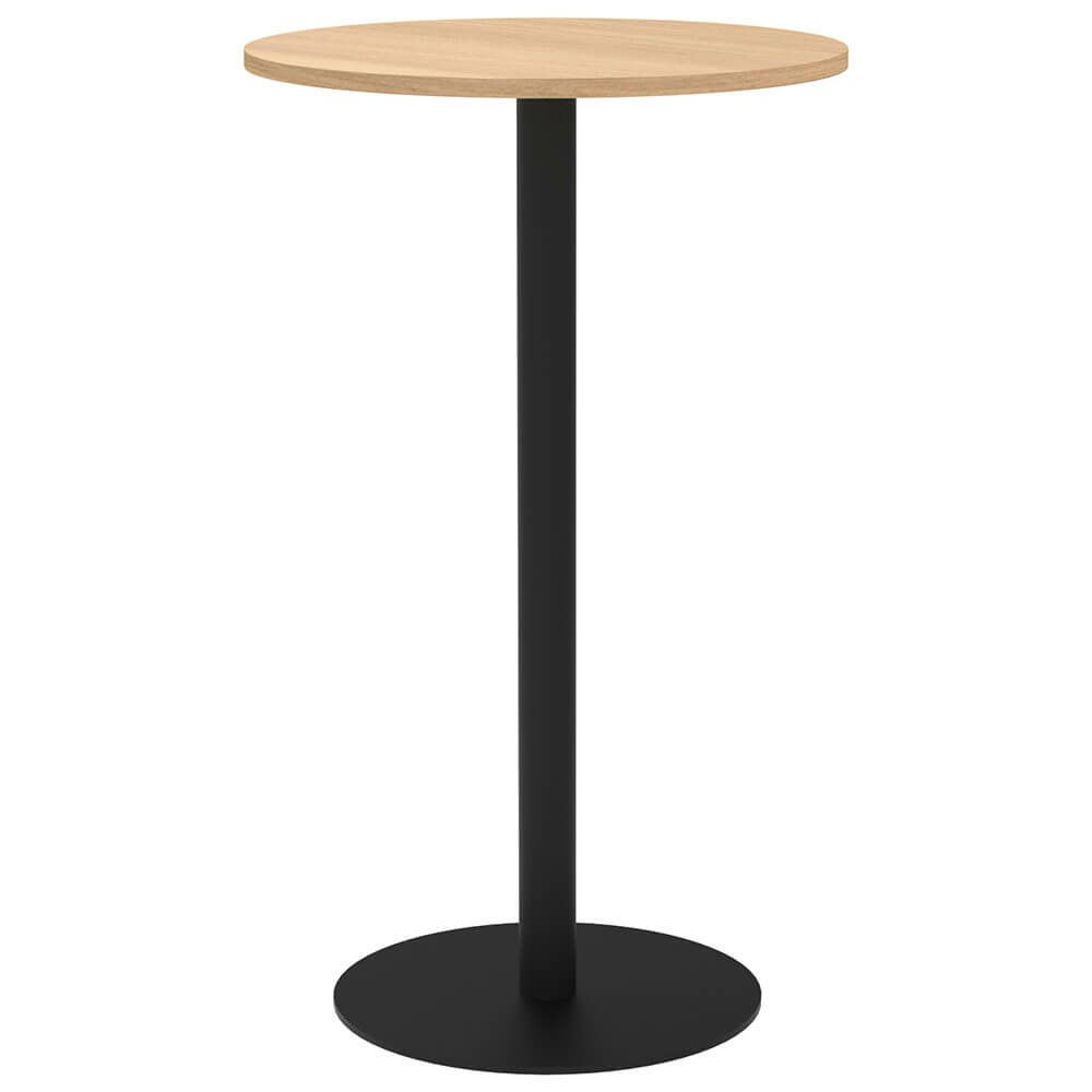 リスタ カフェテーブルハイ 丸形Φ600 オーク
