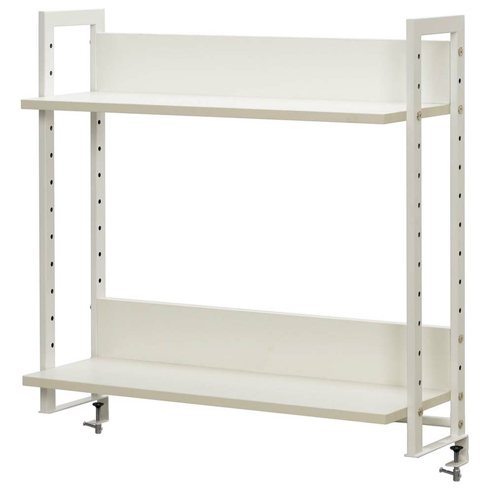 ワークデスク2　上置ハイシェルフ W800 ホワイト