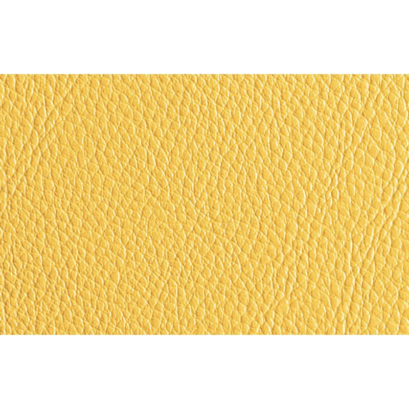 アールエフヤマカワ CM198 ネスティングチェアネスティング脚・背合板色 ナチュラルレザー張り ライトイエロー