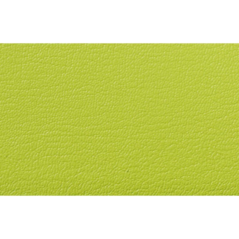 アール・エフ・ヤマカワ CM350 ミーティングチェア4本脚 メッキ スタッキング可能レザー張り グリーン 4脚セット◆CM350-CX-GR-4SET