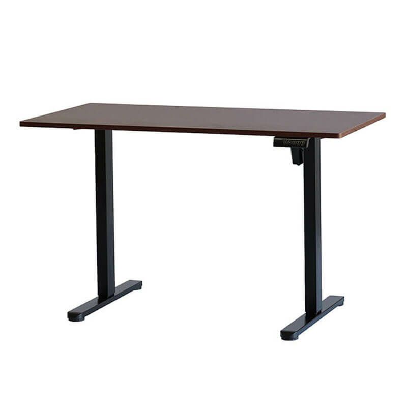 昇降デスク ブラウンブラック