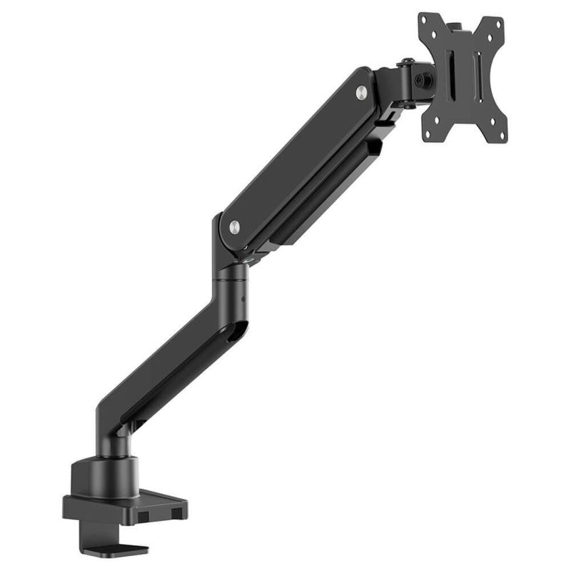 モニターアーム  メカニカルスプリング式 上締めタイプ シングル  ブラック RFMA-DT53-SGBK
