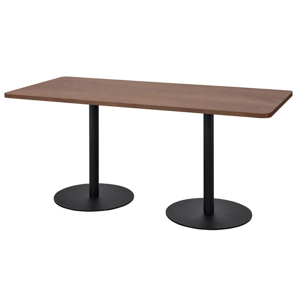 リスタ カフェテーブル1500×750 ウォルナットRFRCT-1575DM