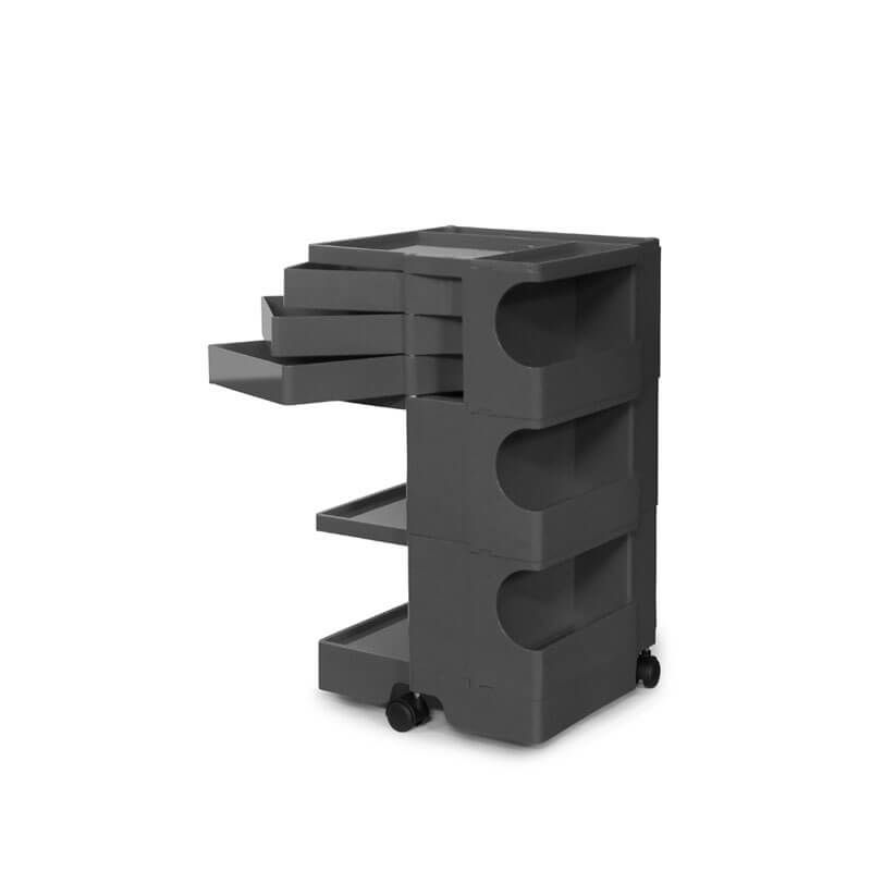 ボビーワゴン 3段 3トレイ トルネードグレーIB01-B33-TG