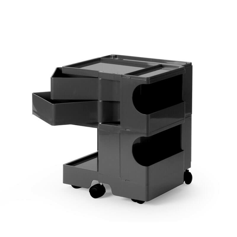 ボビーワゴン2段 2トレイ ブラックIB01-B22-BK